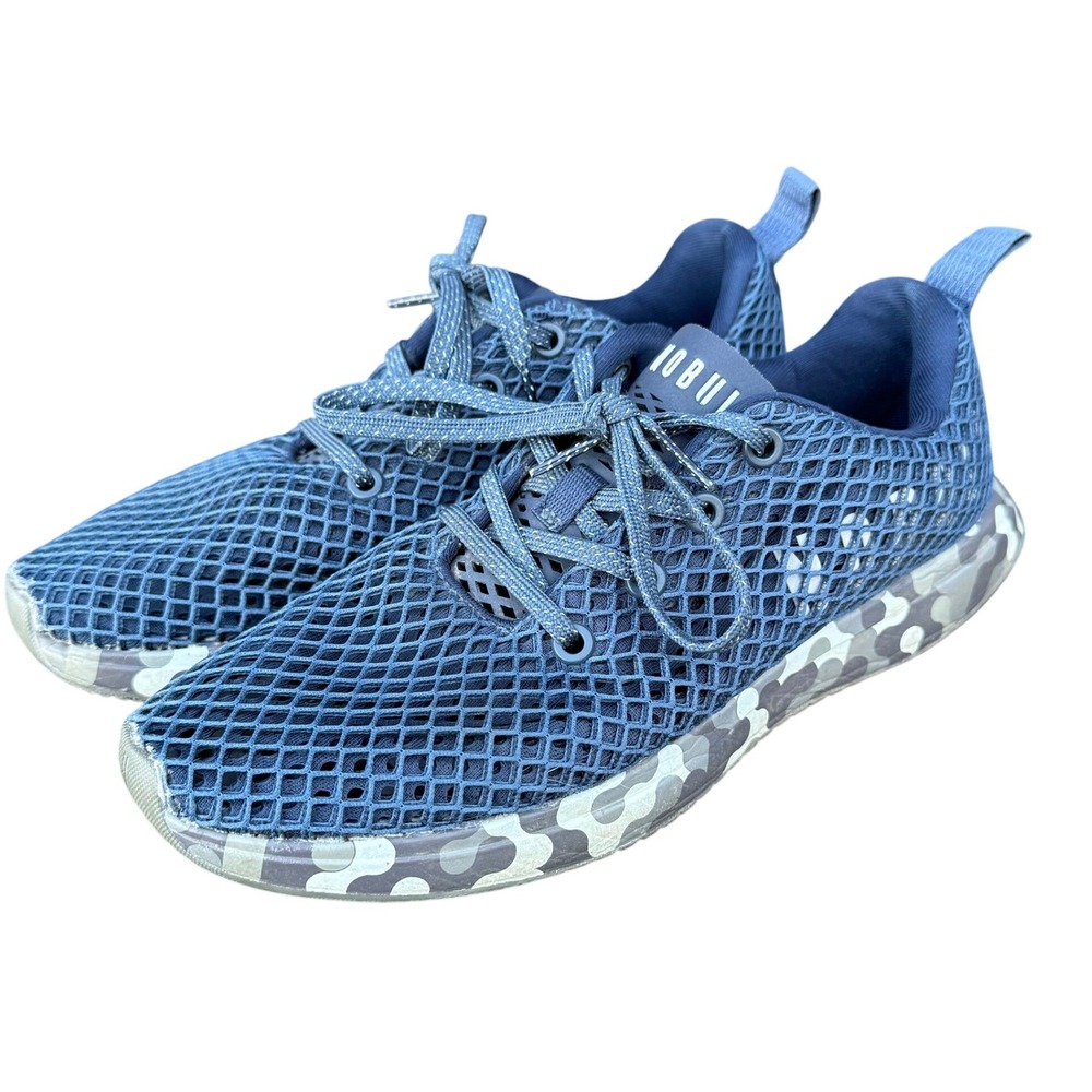 NOBULL Mesh Runner Blue Camo Training Shoes Womens 8 Mens 6.5